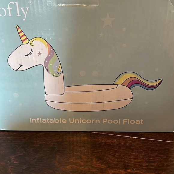 Jelofly inflatable unicorn NIB - Picture 2 of 7